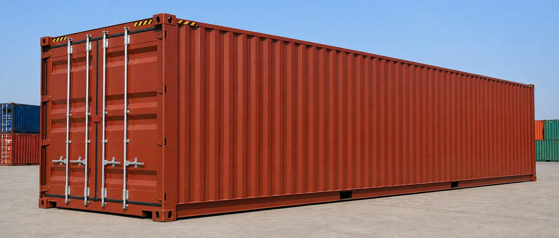 Large goods transport truck