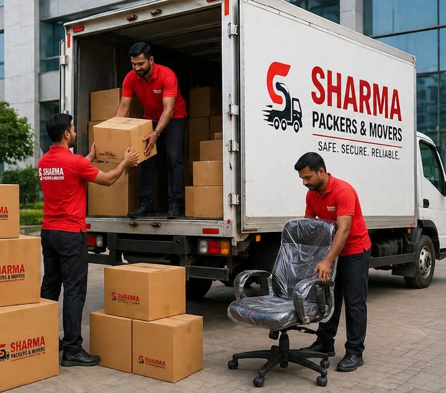 Packers and movers — truck loading and secured household goods